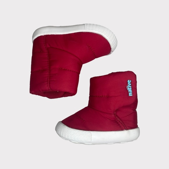 Native Red Chamonix Baby Quilted Bootie - Picture 3 of 6